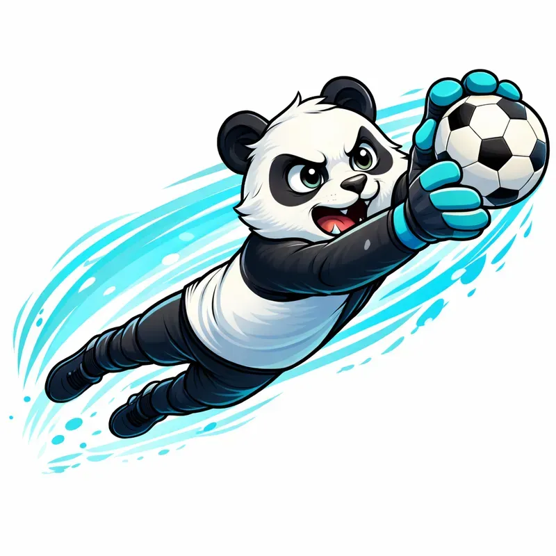 Cute Cartoon Football Mascots