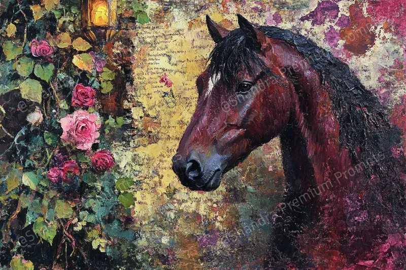 Vintage Impasto Oil Paintings