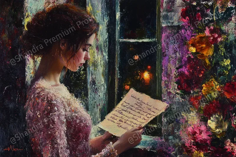 Vintage Impasto Oil Paintings