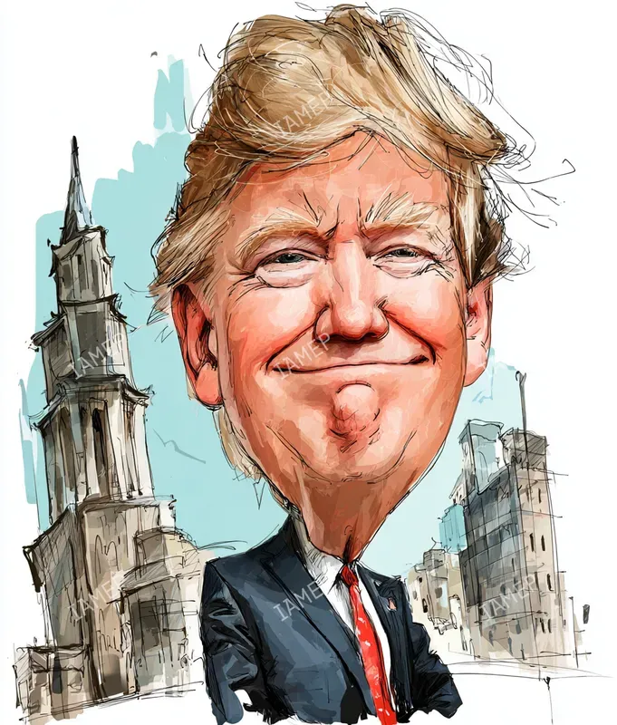 Caricature Portrait Scenes