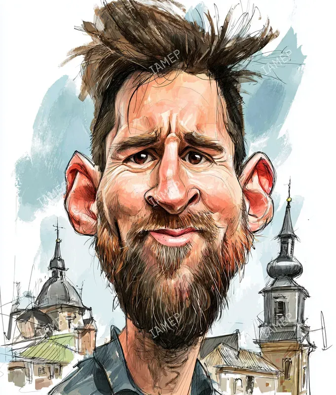 Caricature Portrait Scenes