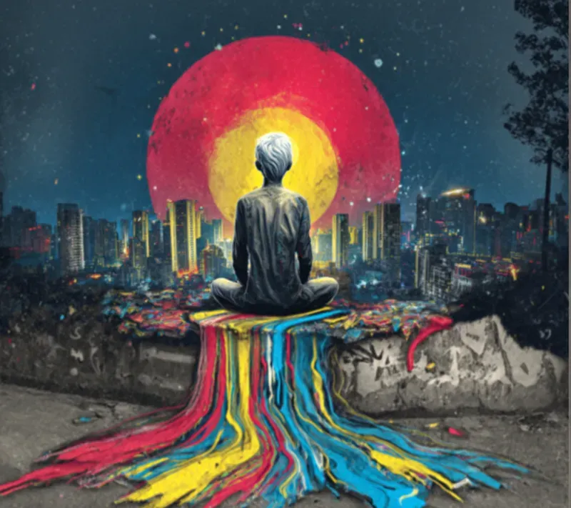 Surreal Cosmic Icon Visions