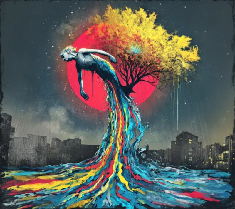 Surreal Cosmic Icon Visions