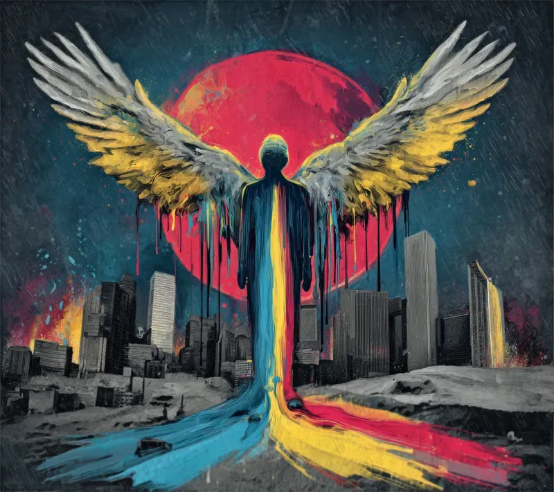 Surreal Cosmic Icon Visions