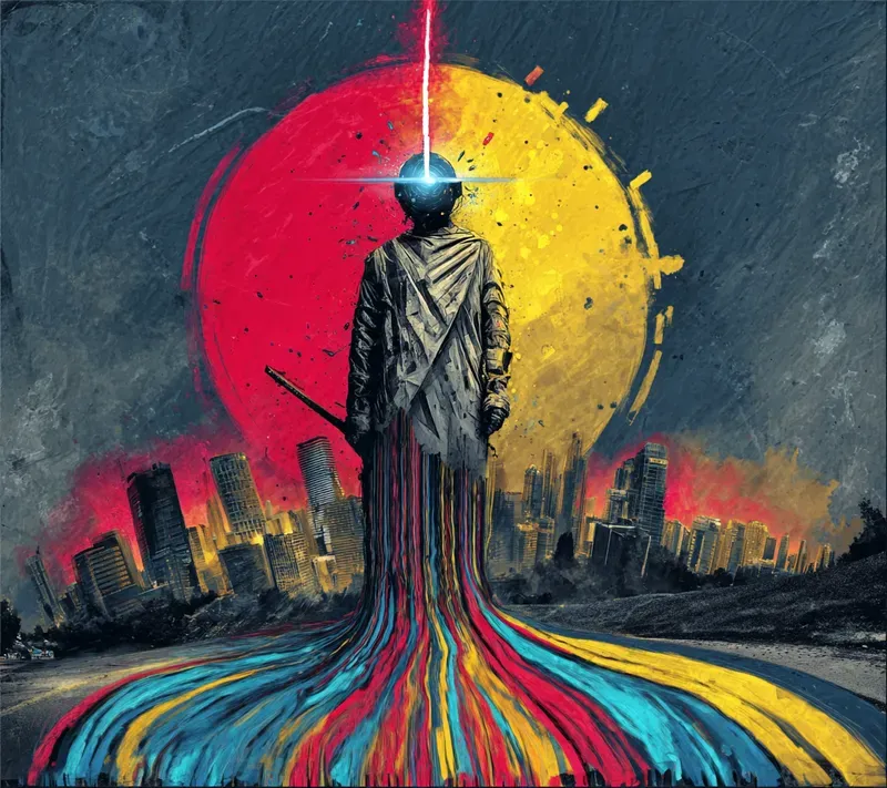 Surreal Cosmic Icon Visions