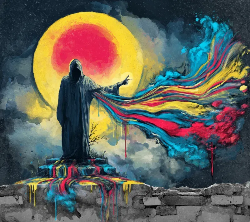 Surreal Cosmic Icon Visions
