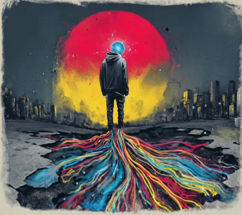 Surreal Cosmic Icon Visions