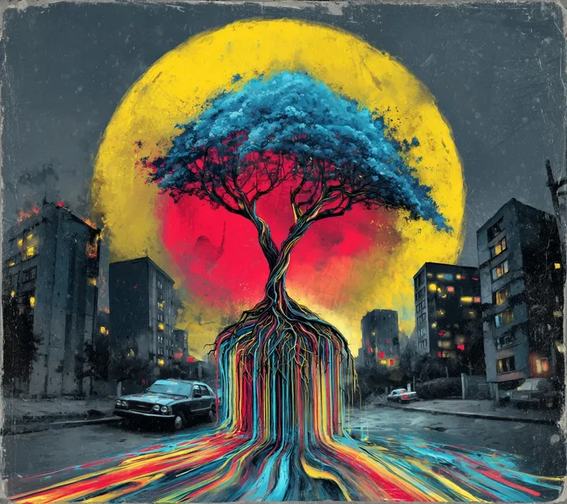 Surreal Cosmic Icon Visions
