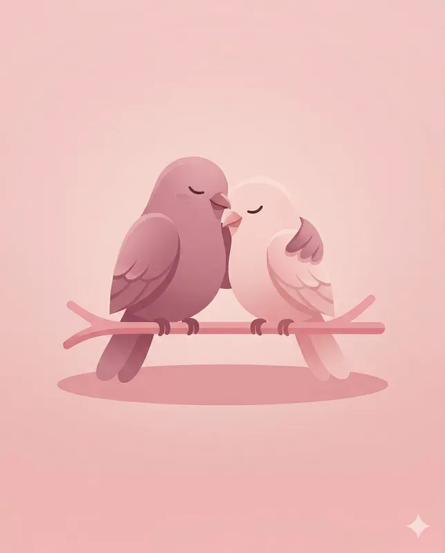 Minimal Love Animal Clipart