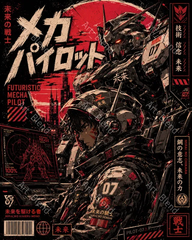 Japanese Manga Posters