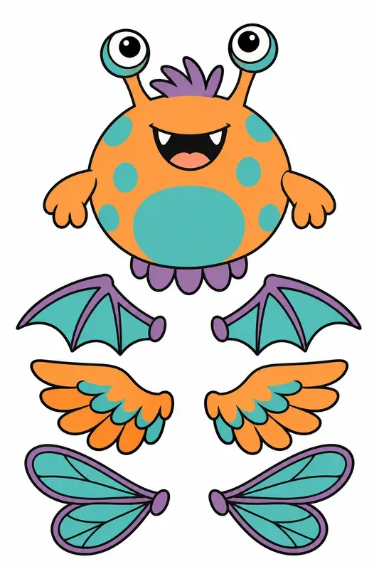 Monster Mix And Match Assembly Pages