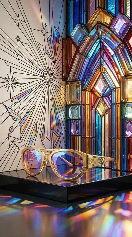 Stained Glass Mosaic Lights