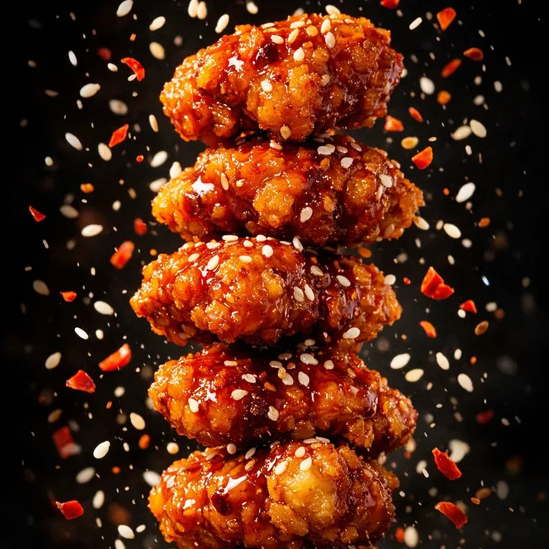 Floating Food Cinematic Shots