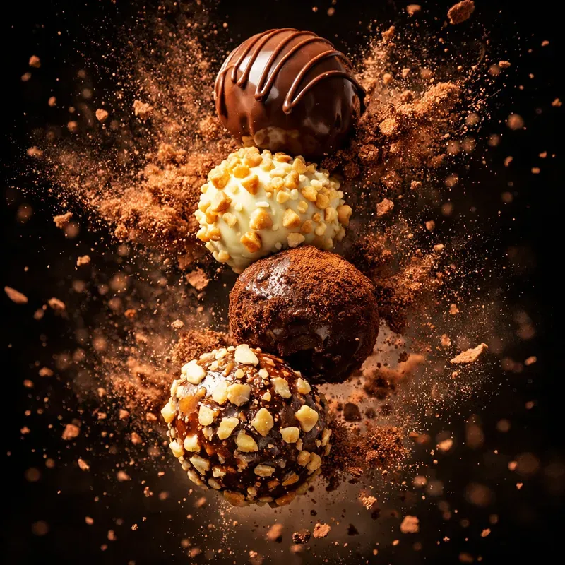 Floating Food Cinematic Shots