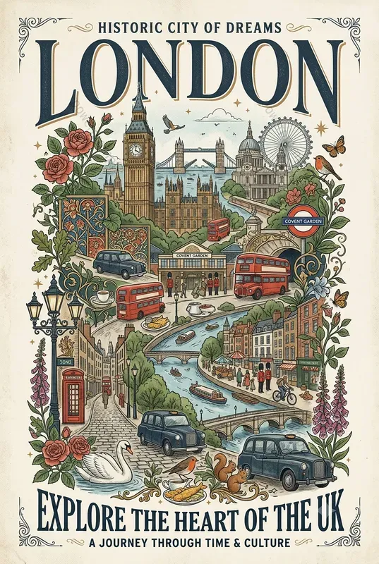 Premium Vintage City Posters