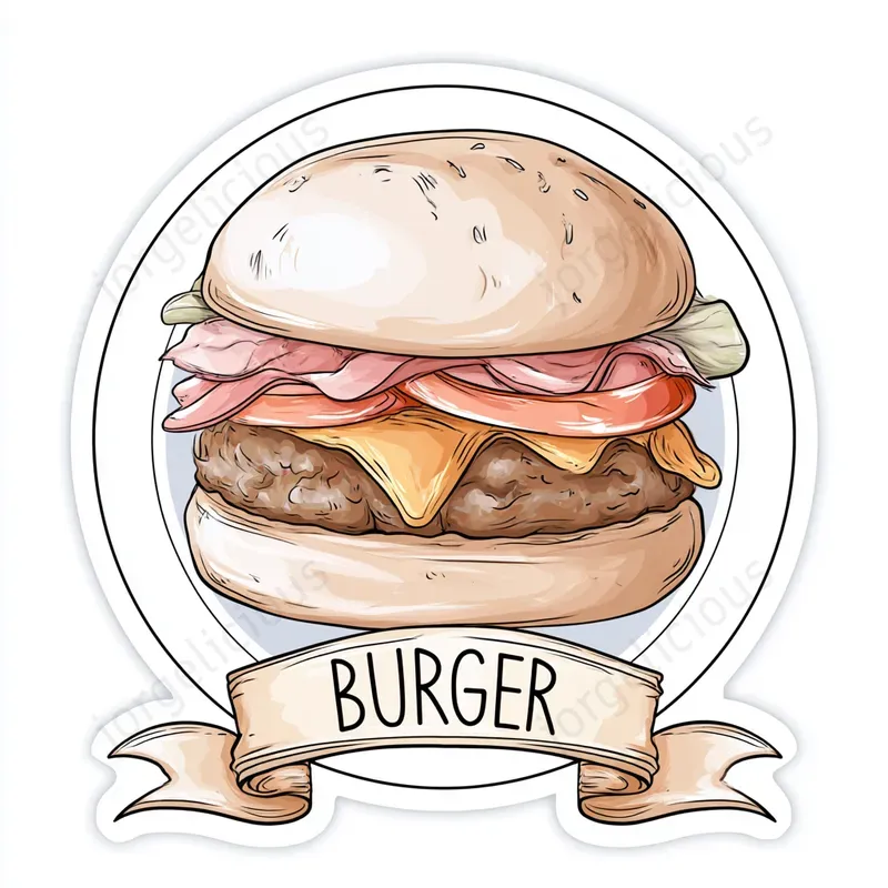 Soft Line Art Prints Stickers