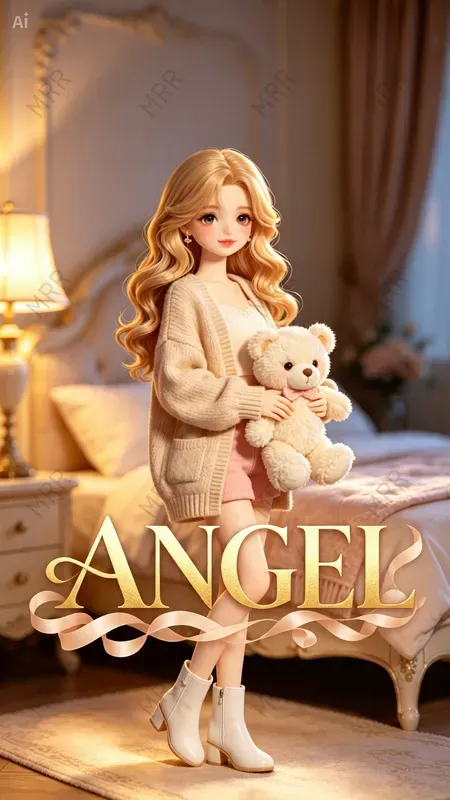 Cute Doll Girl Portraits