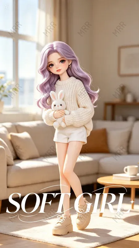 Cute Doll Girl Portraits