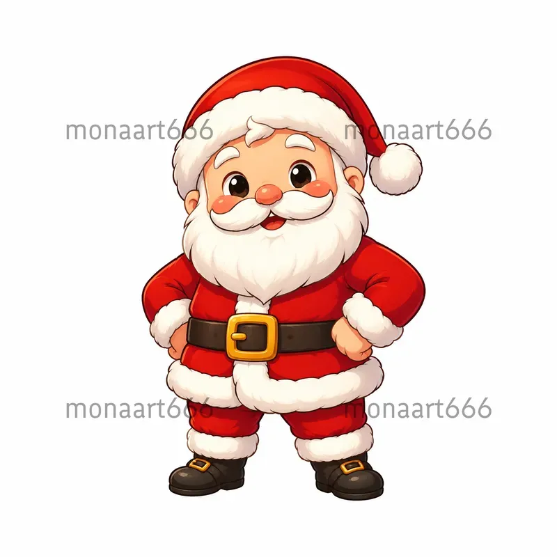 Cozy Christmas Character Tshirt Cliparts
