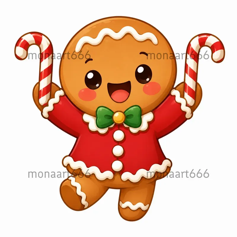 Cozy Christmas Character Tshirt Cliparts
