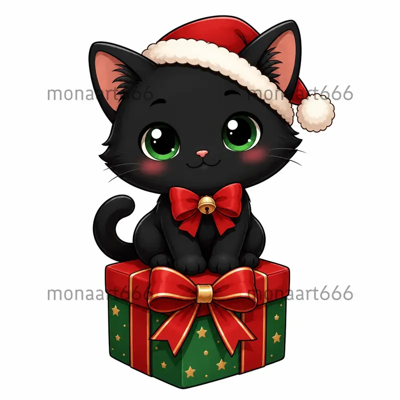 Cozy Christmas Character Tshirt Cliparts