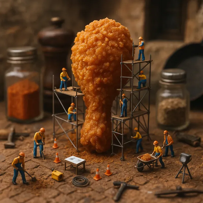 Whimsical Miniature Food Constructions