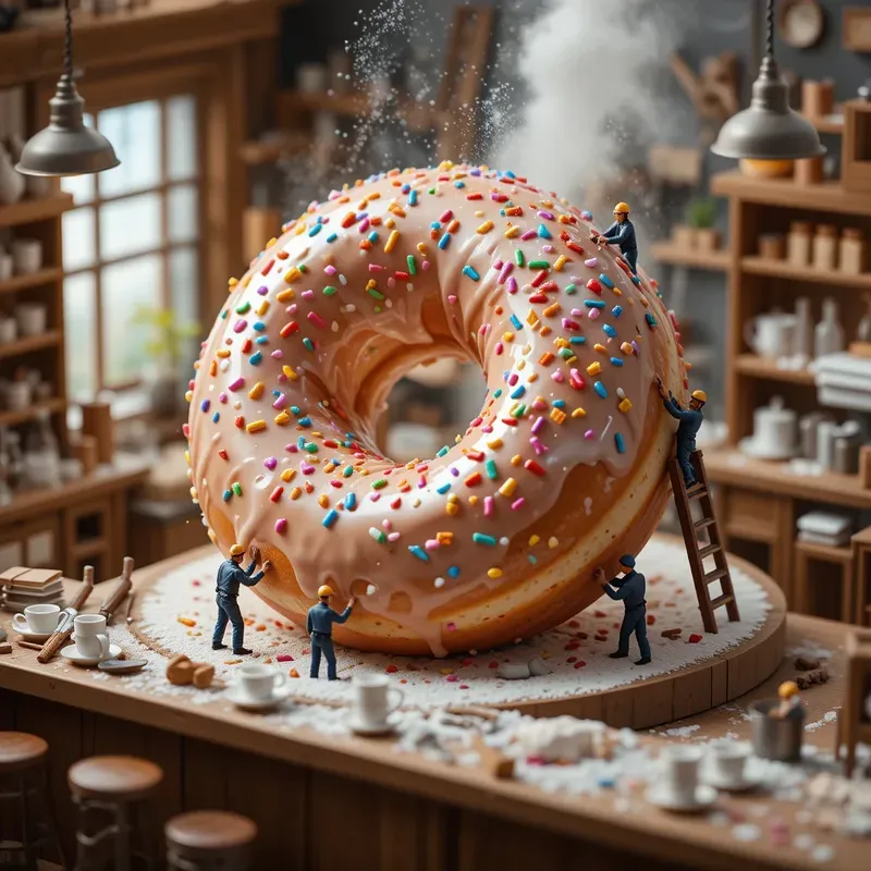 Whimsical Miniature Food Constructions