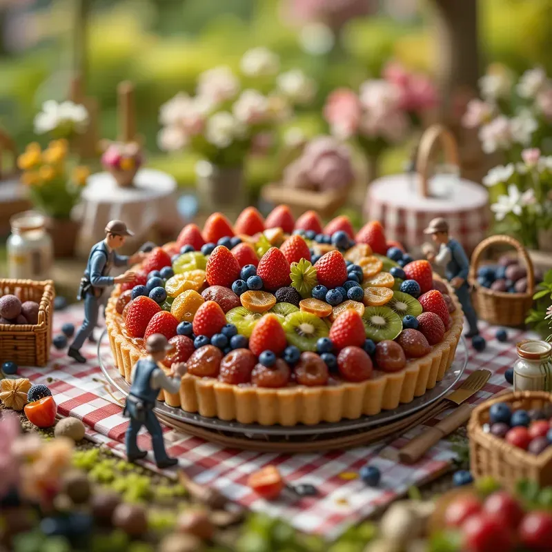 Whimsical Miniature Food Constructions