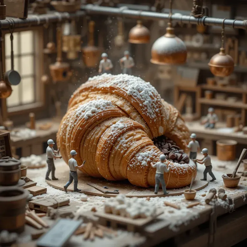 Whimsical Miniature Food Constructions