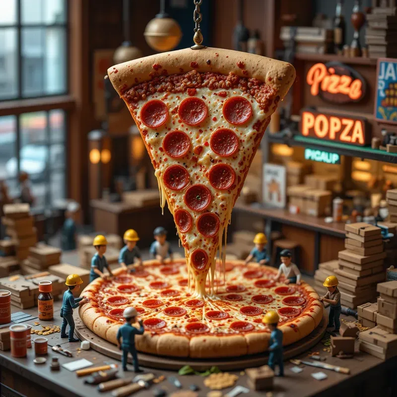Whimsical Miniature Food Constructions