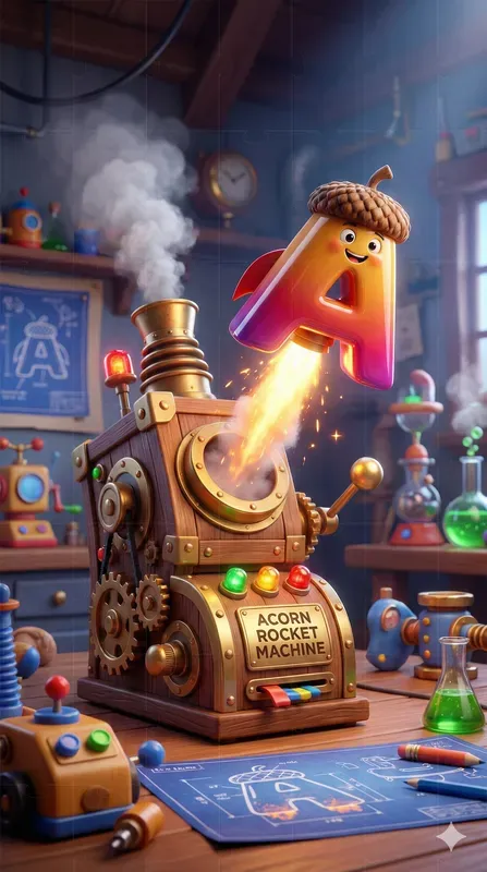 Pixar 3D Alphabet Lab Generator