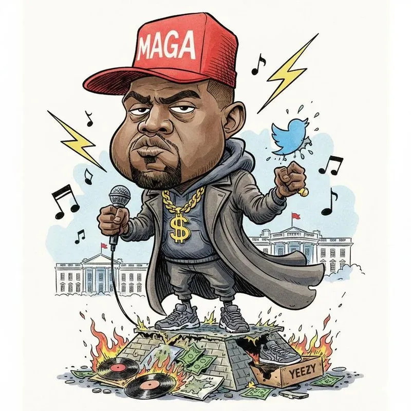 Funny Editorial Celebrity Caricatures