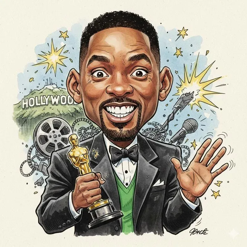 Funny Editorial Celebrity Caricatures