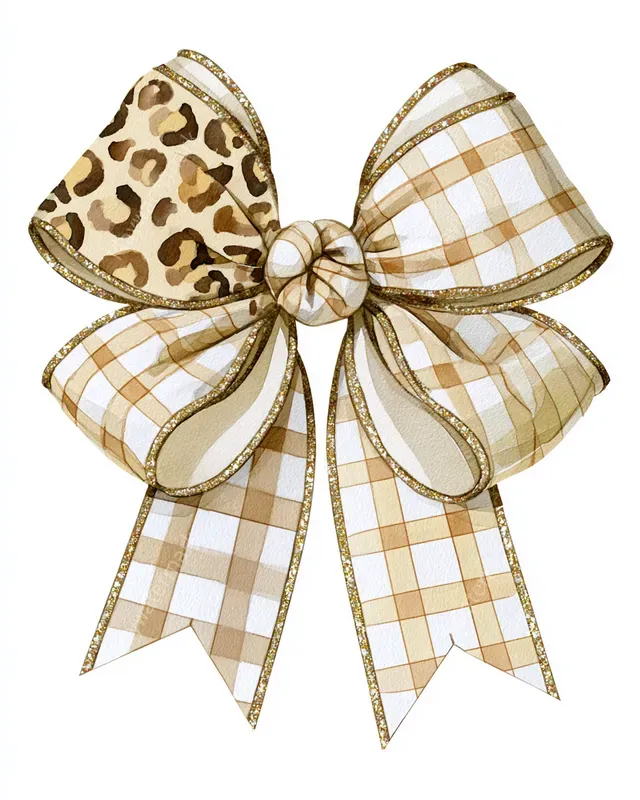 Gilded Neutrals Preppy Watercolor Cliparts