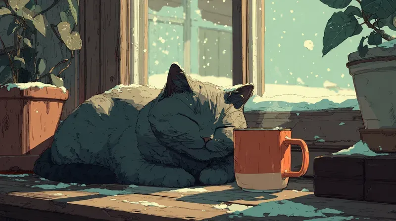 Cozy Anime Lofi Aesthetic Wallpapers