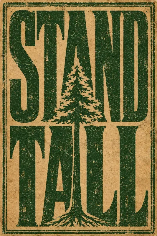 Antique Woodblock Typography Posters