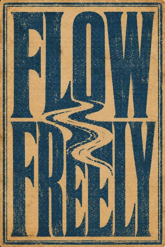 Antique Woodblock Typography Posters