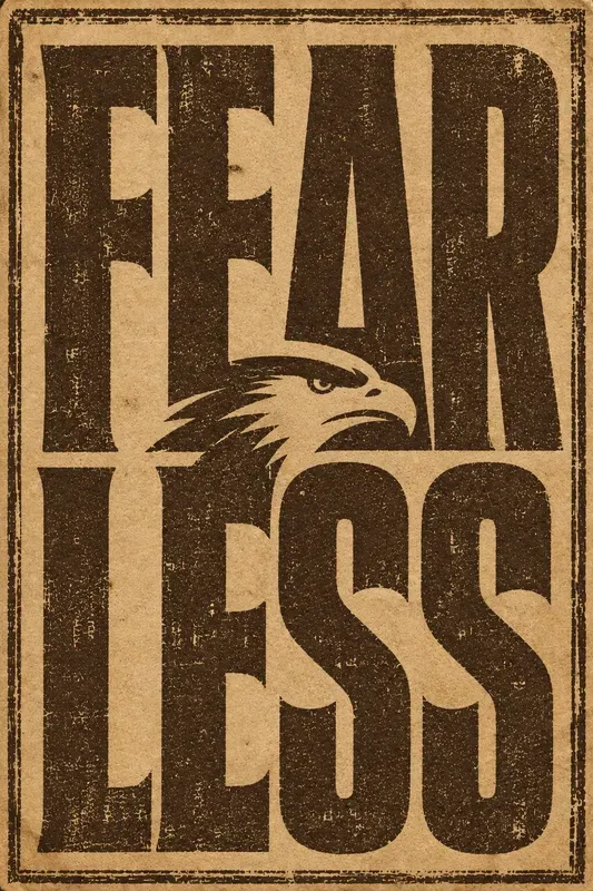 Antique Woodblock Typography Posters