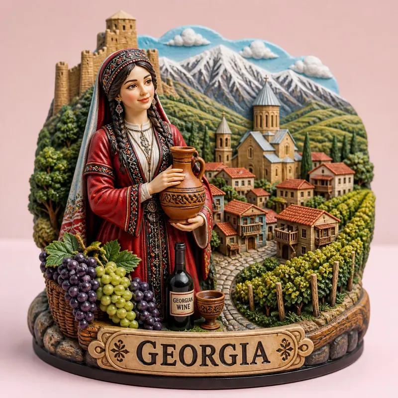 Miniature Travel Souvenir Worlds In 3D