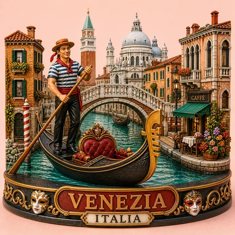 Miniature Travel Souvenir Worlds In 3D