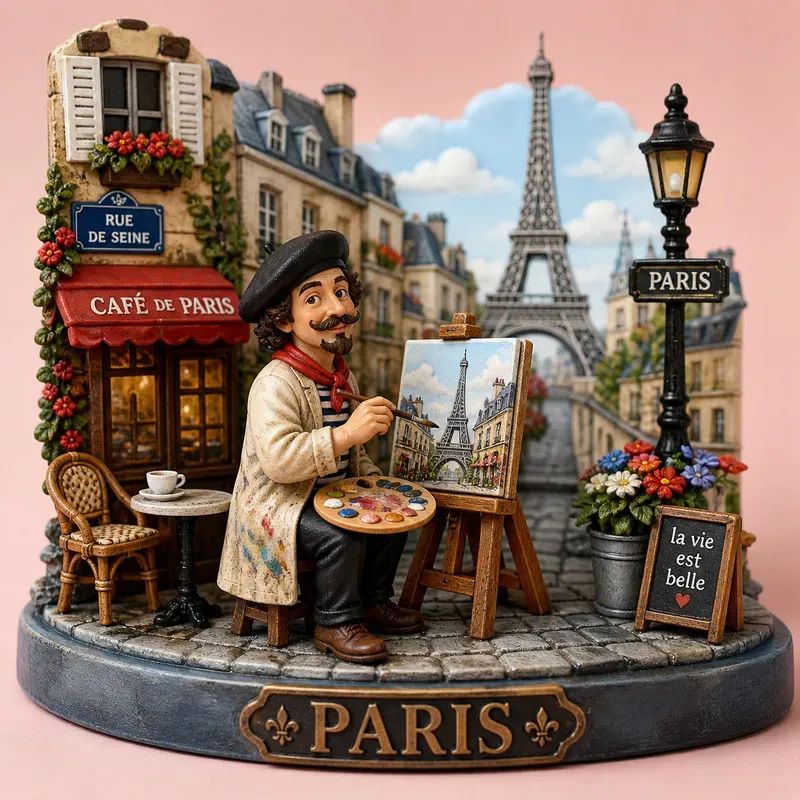 Miniature Travel Souvenir Worlds In 3D