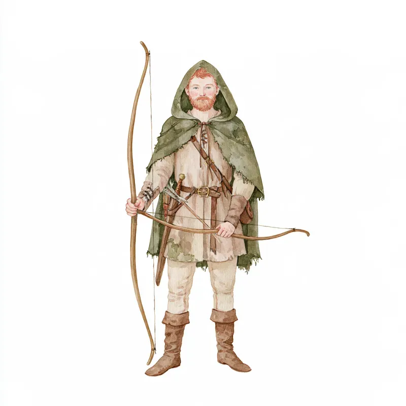 Medieval Storybook Watercolor Cliparts