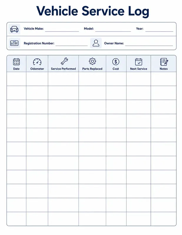 Printable Logbook Generator