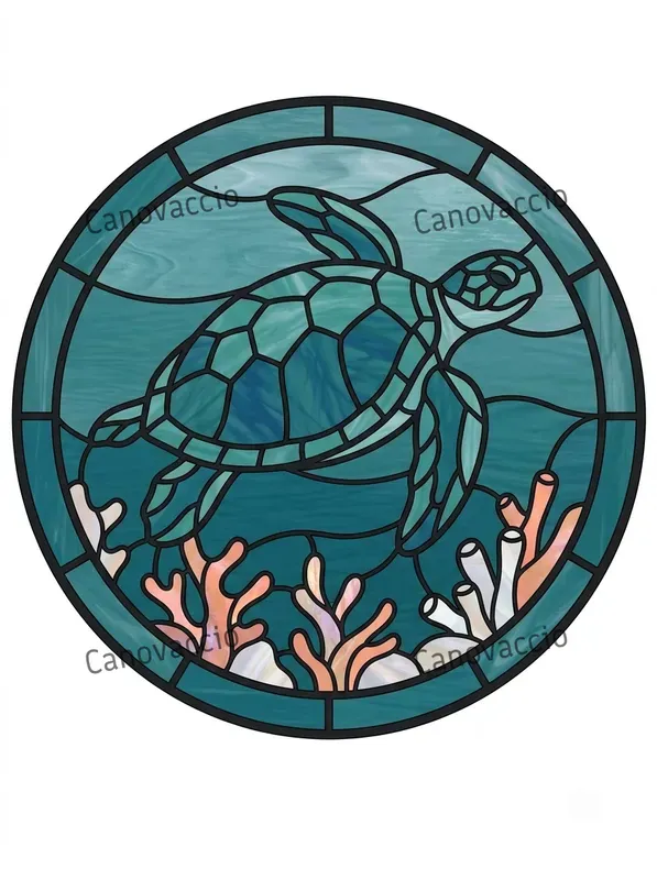 Art Deco Stained Glass Pattern Sheets
