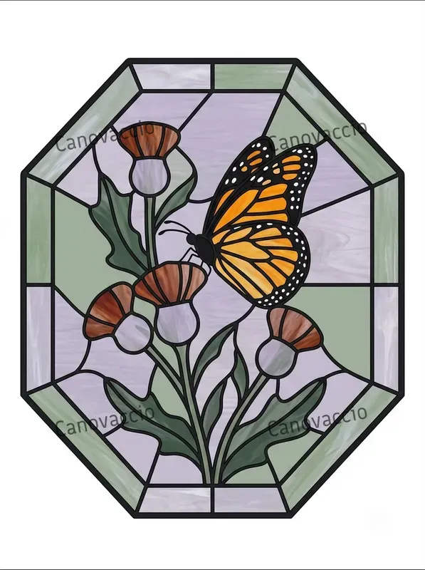 Art Deco Stained Glass Pattern Sheets
