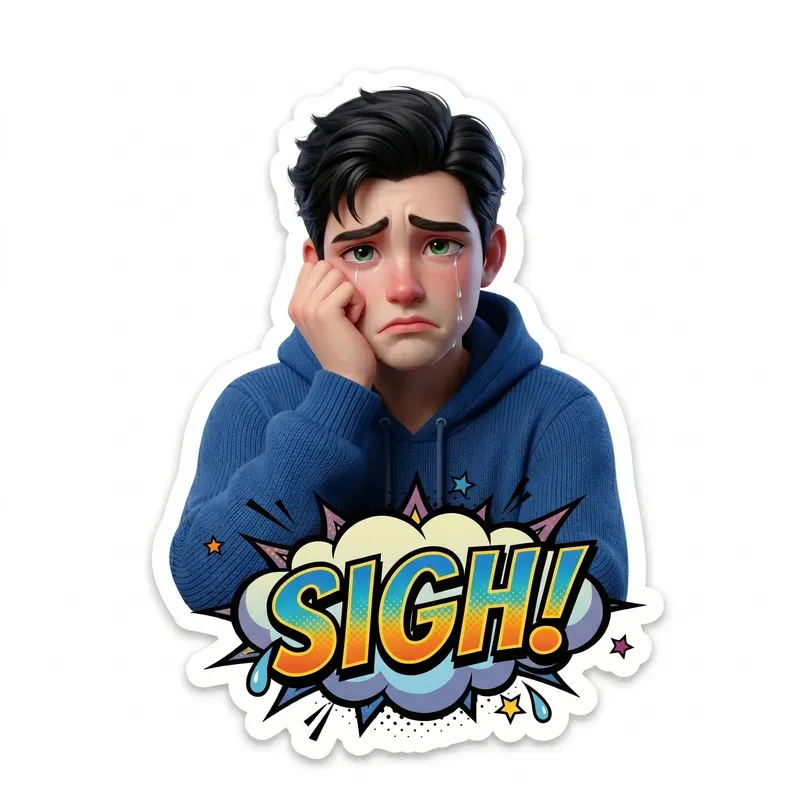 Highdefinition 3D Sticker Generator