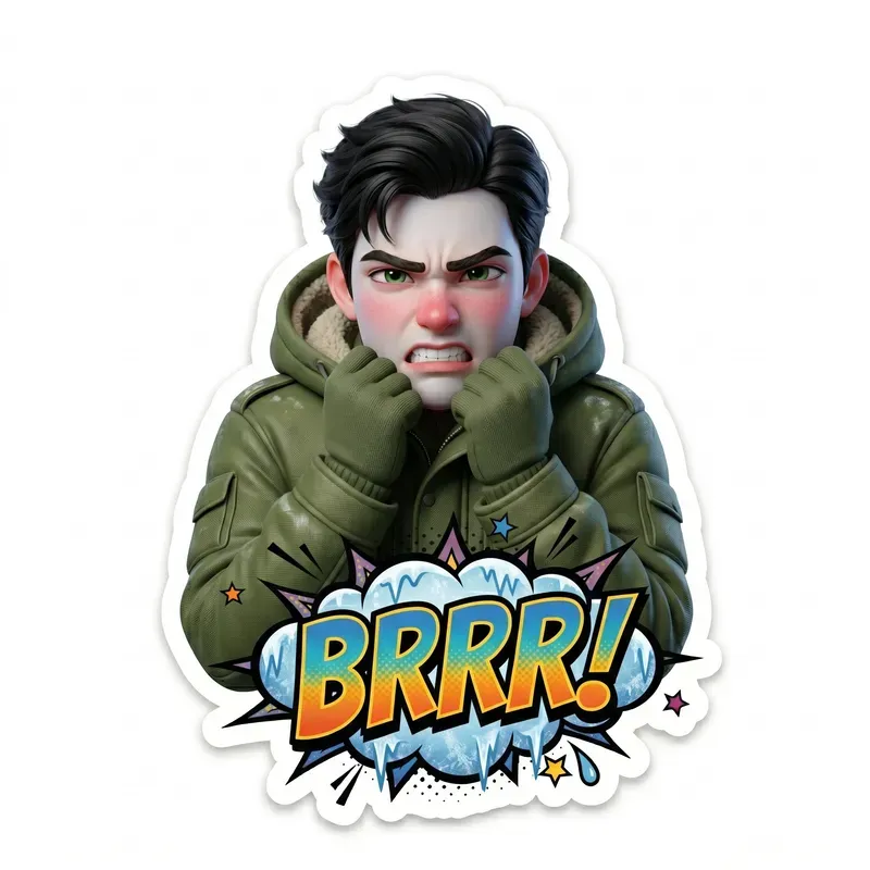 Highdefinition 3D Sticker Generator