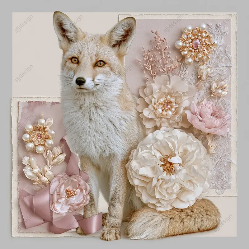 Pearl Coquette Portrait Art