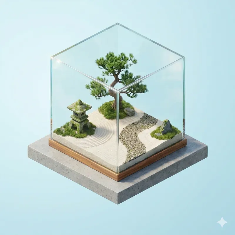 Isometric Microworld Diorama Generator