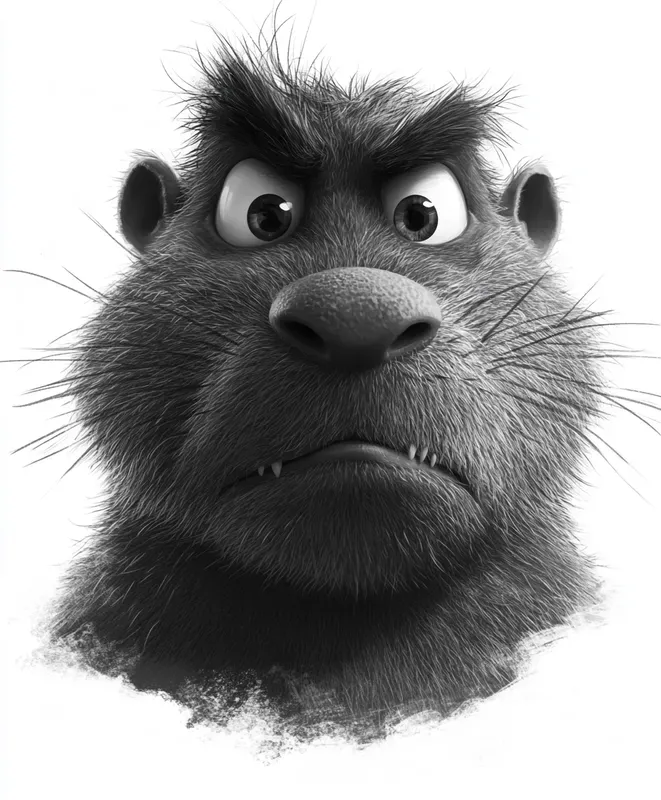Grumpy Animal Character Illustrations
